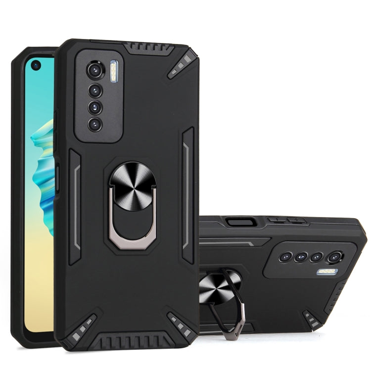 For Tecno Camon 17 Pro PC + TPU Protective Case with 360 Degrees Rotatable Ring Holder