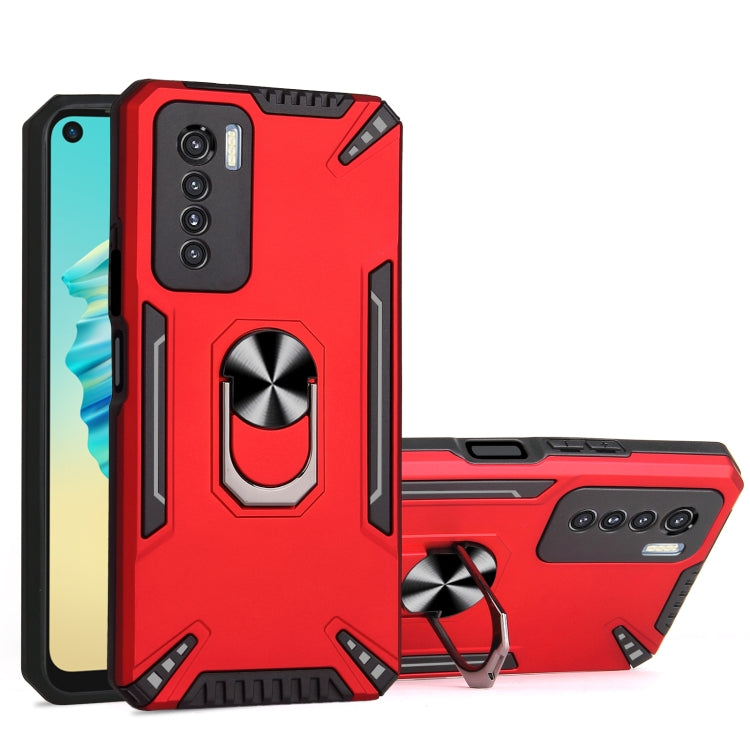 For Tecno Camon 17 Pro PC + TPU Protective Case with 360 Degrees Rotatable Ring Holder