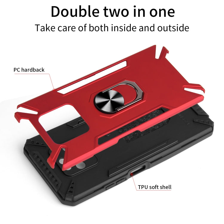For Tecno Camon 16 Premier PC + TPU Protective Case with 360 Degrees Rotatable Ring Holder