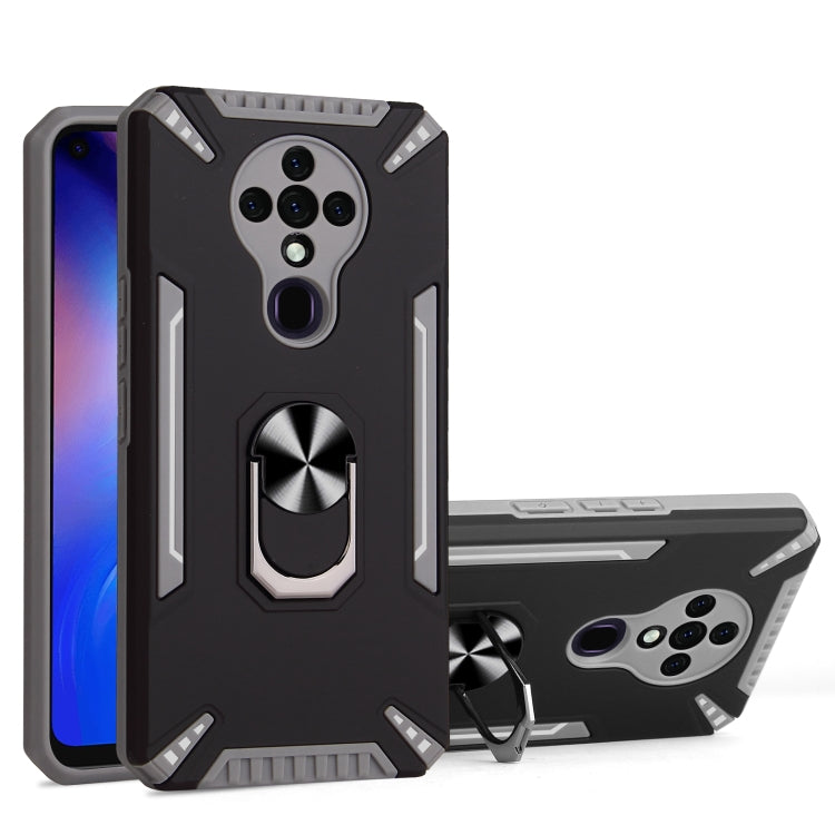 For Tecno Spark 6 PC + TPU Protective Case with 360 Degrees Rotatable Ring Holder