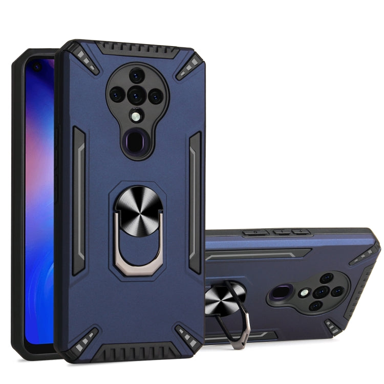 For Tecno Spark 6 PC + TPU Protective Case with 360 Degrees Rotatable Ring Holder