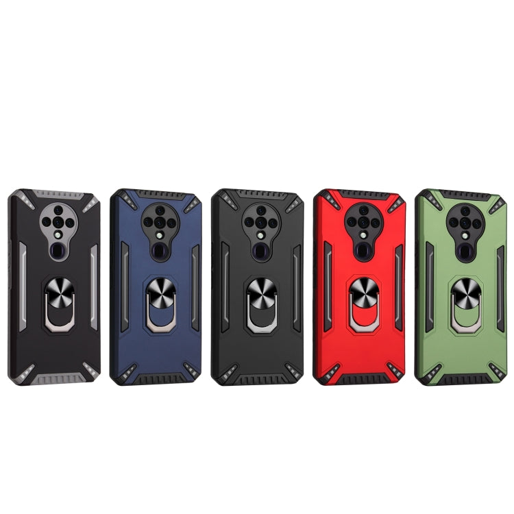For Tecno Spark 6 PC + TPU Protective Case with 360 Degrees Rotatable Ring Holder