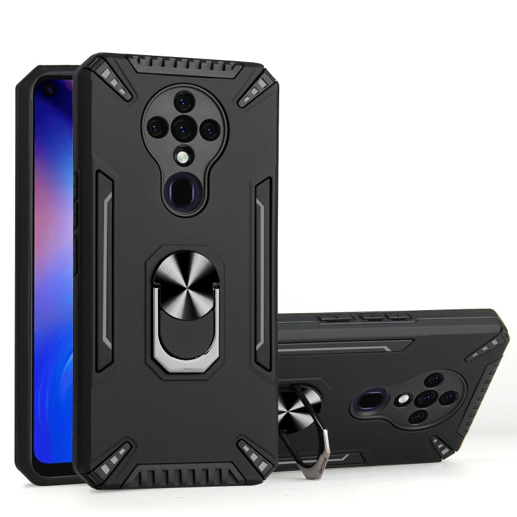 For Tecno Spark 6 PC + TPU Protective Case with 360 Degrees Rotatable Ring Holder