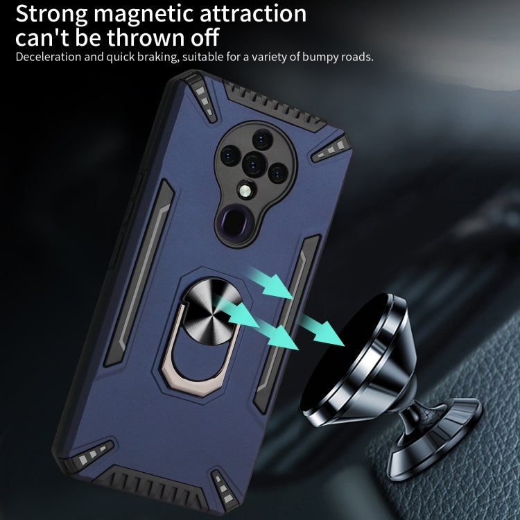 For Tecno Spark 6 PC + TPU Protective Case with 360 Degrees Rotatable Ring Holder