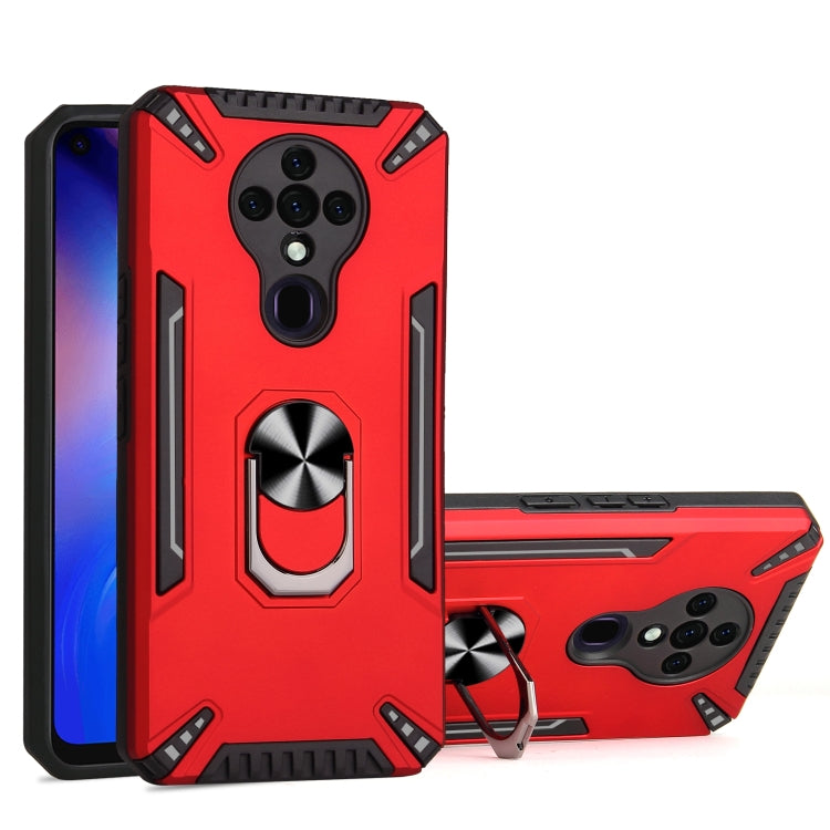 For Tecno Spark 6 PC + TPU Protective Case with 360 Degrees Rotatable Ring Holder