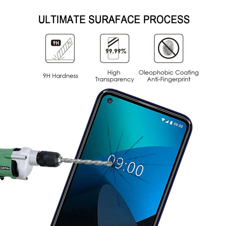 For LG W41 Full Glue Full Screen Tempered Glass Film