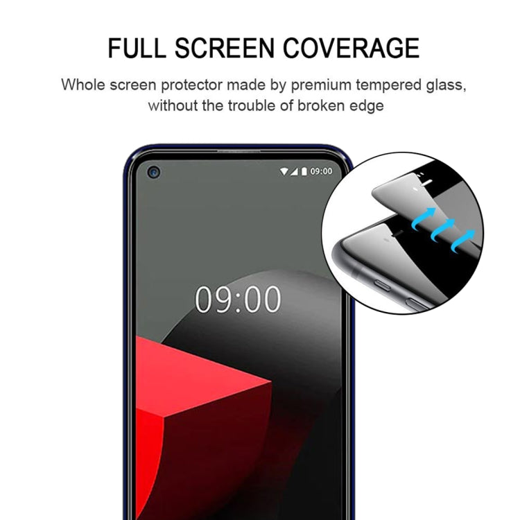 For LG W41 Pro Full Glue Full Screen Tempered Glass Film