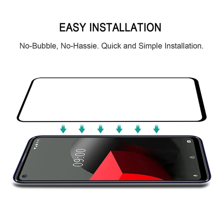For LG W41 Pro Full Glue Full Screen Tempered Glass Film