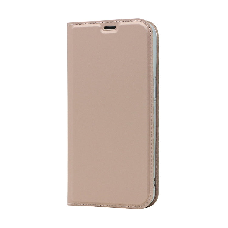 For iPhone 13 Magnetic Suction Electric Pressed Horizontal Flip Leather Case with Holder