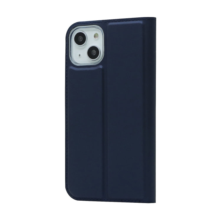 For iPhone 13 Magnetic Suction Electric Pressed Horizontal Flip Leather Case with Holder