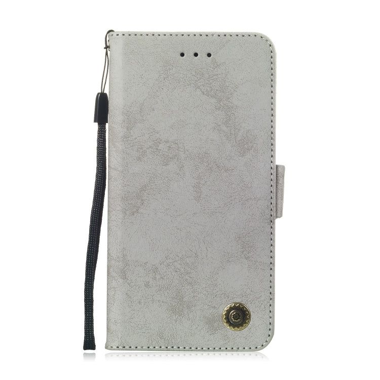 For Xiaomi Redmi Note 8 Pro Retro Horizontal Flip PU Leather Case with Card Slots & Holder