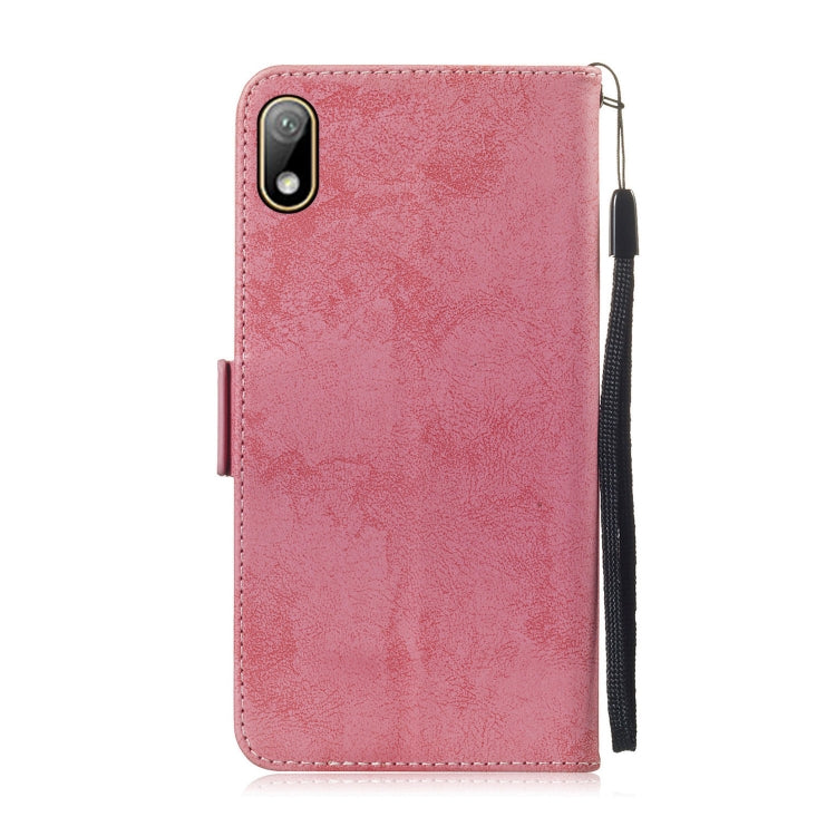 For Huawei Y5 (2019) / Honor 8s Retro Horizontal Flip PU Leather Case with Card Slots & Holder