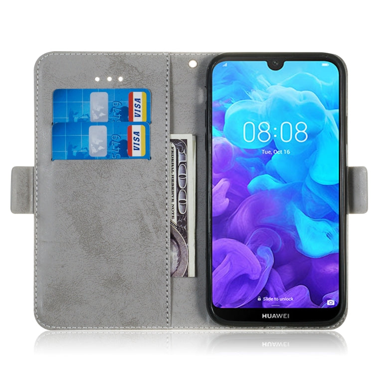 For Huawei Y5 (2019) / Honor 8s Retro Horizontal Flip PU Leather Case with Card Slots & Holder