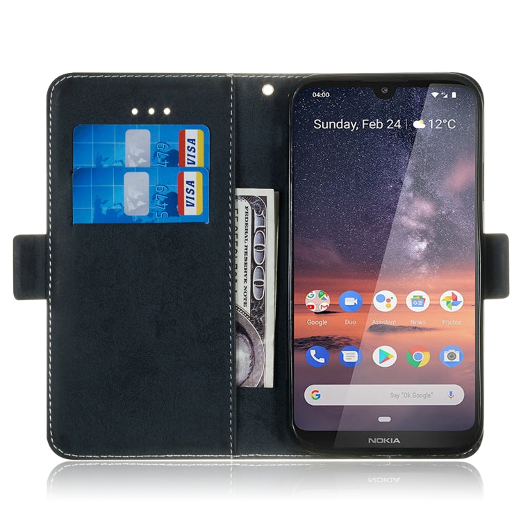 For Nokia 3.2 Retro Horizontal Flip PU Leather Case with Card Slots & Holder