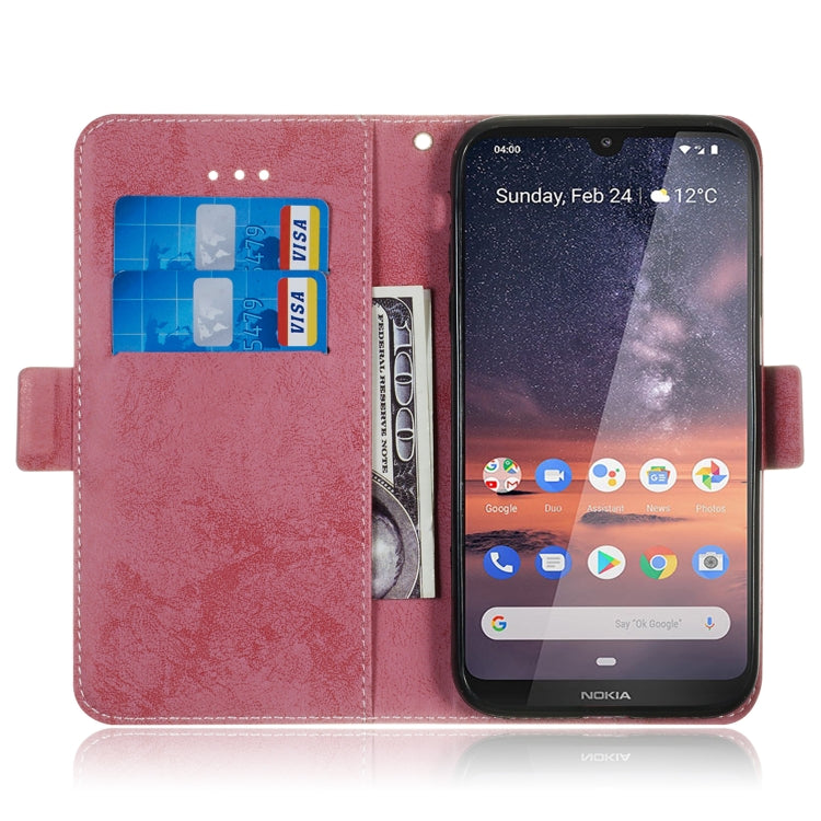 For Nokia 3.2 Retro Horizontal Flip PU Leather Case with Card Slots & Holder