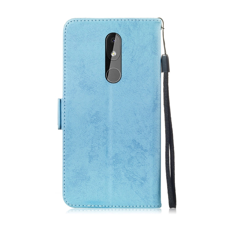 For Nokia 3.2 Retro Horizontal Flip PU Leather Case with Card Slots & Holder