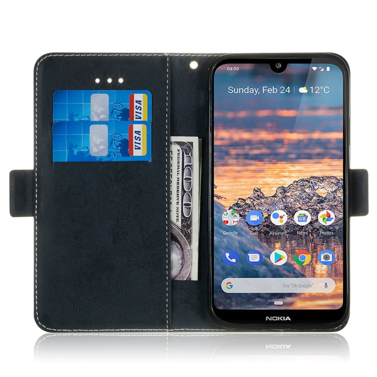 For Nokia 4.2 Retro Horizontal Flip PU Leather Case with Card Slots & Holder