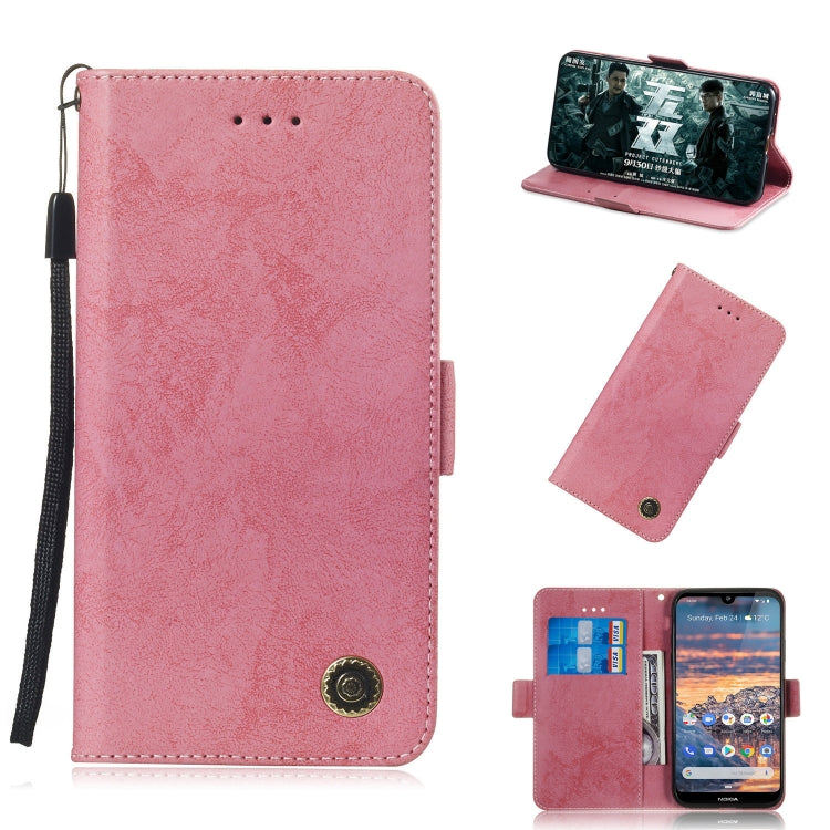 For Nokia 4.2 Retro Horizontal Flip PU Leather Case with Card Slots & Holder