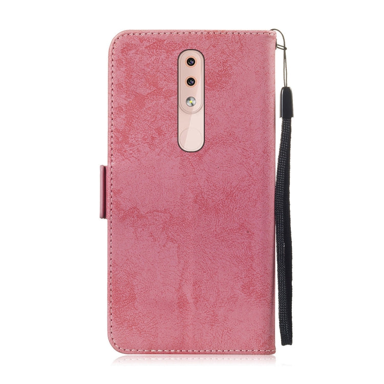 For Nokia 4.2 Retro Horizontal Flip PU Leather Case with Card Slots & Holder