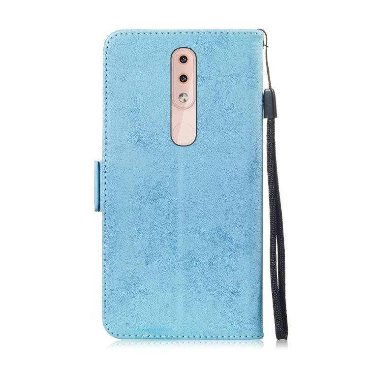 For Nokia 4.2 Retro Horizontal Flip PU Leather Case with Card Slots & Holder