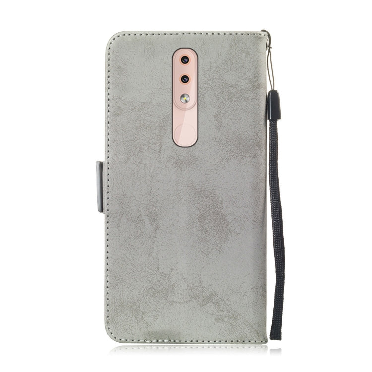 For Nokia 4.2 Retro Horizontal Flip PU Leather Case with Card Slots & Holder