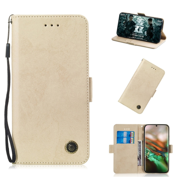 For Galaxy Note 10 Retro Horizontal Flip PU Leather Case with Card Slots & Holder