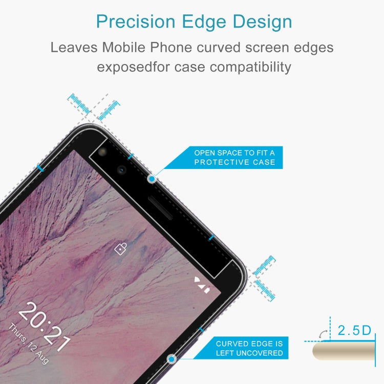 For Nokia C01 Plus 10 PCS 0.26mm 9H 2.5D Tempered Glass Film