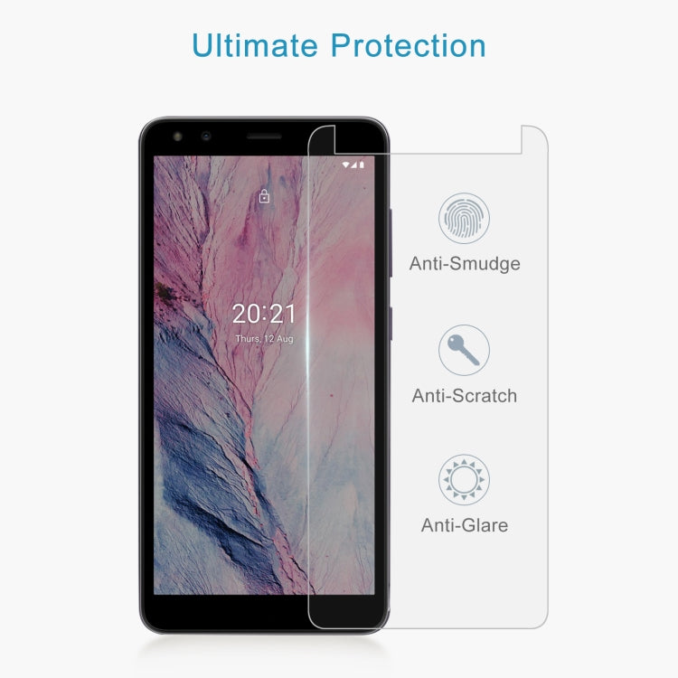 For Nokia C01 Plus 10 PCS 0.26mm 9H 2.5D Tempered Glass Film