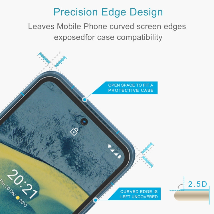 For Nokia XR20 10 PCS 0.26mm 9H 2.5D Tempered Glass Film