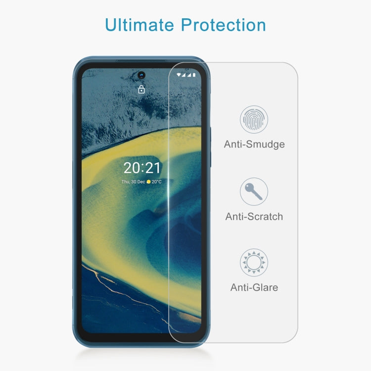 For Nokia XR20 10 PCS 0.26mm 9H 2.5D Tempered Glass Film