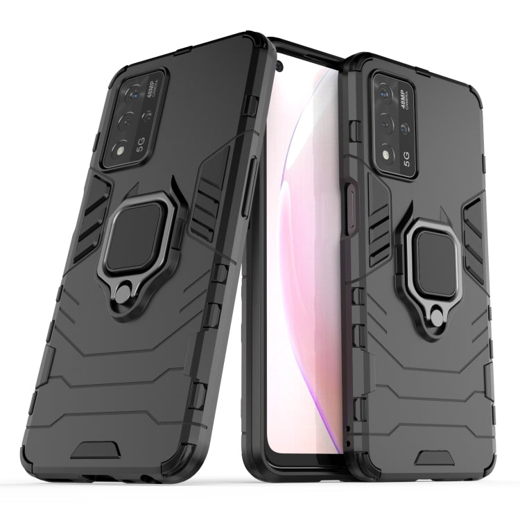 For OPPO A93s 5G Shockproof PC + TPU Protective Case with Magnetic Ring Holder