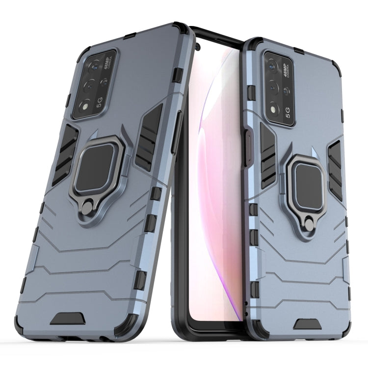 For OPPO A93s 5G Shockproof PC + TPU Protective Case with Magnetic Ring Holder