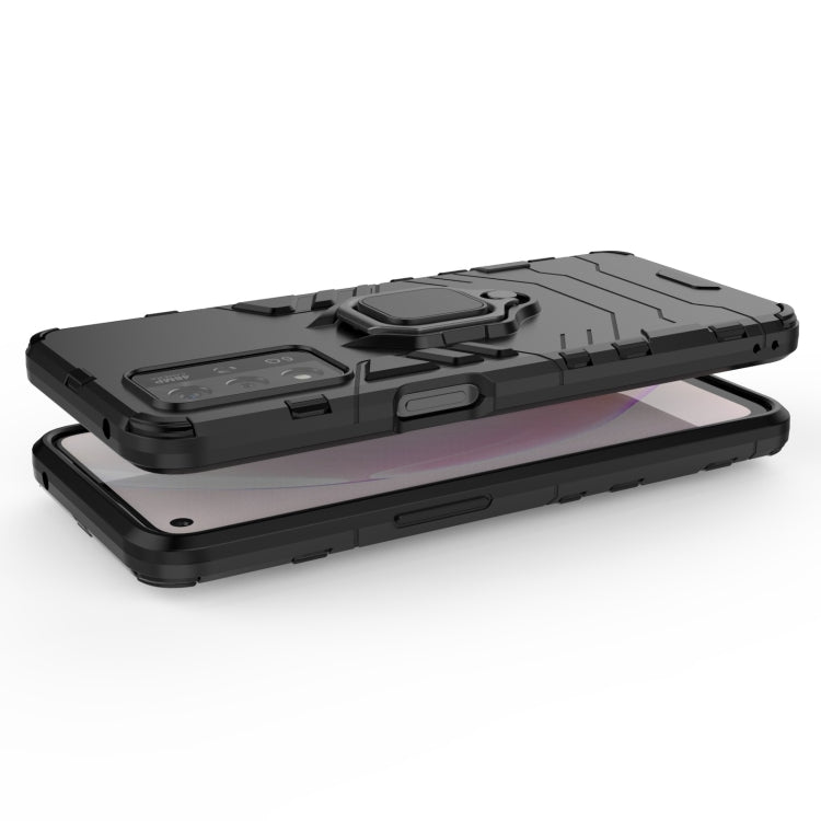 For OPPO A93s 5G Shockproof PC + TPU Protective Case with Magnetic Ring Holder