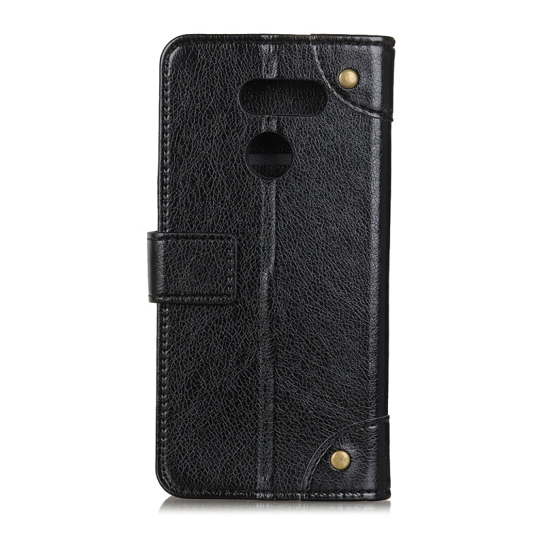 For LG K50s Copper Buckle Nappa Texture Horizontal Flip Leather Case with Holder & Card Slots & Wallet