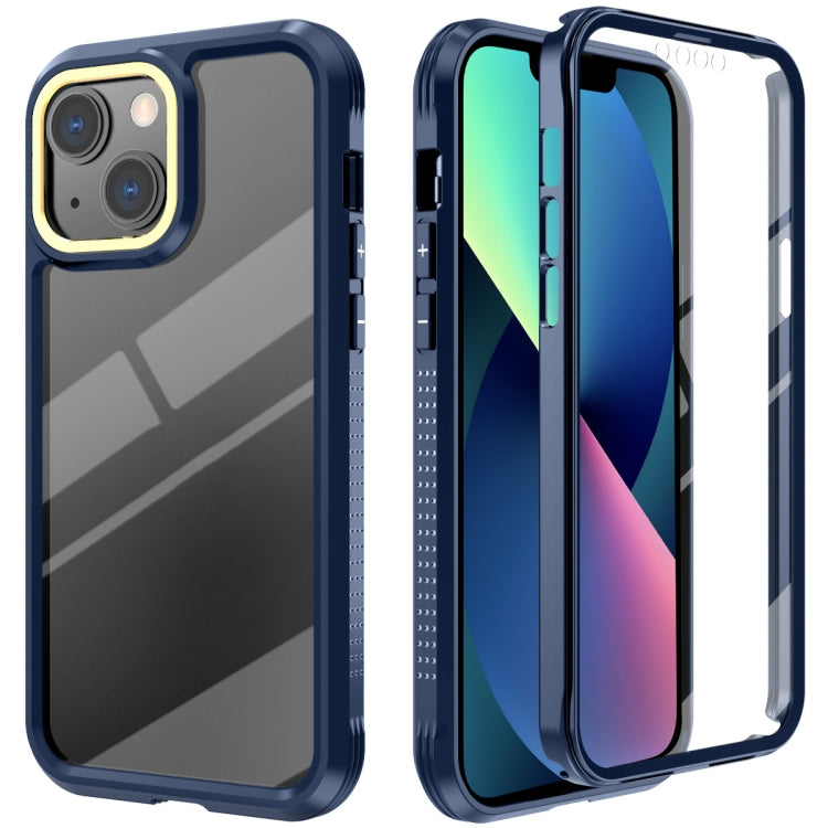 For iPhone 13 mini C1 2 in 1 Shockproof TPU + PC Protective Case with PET Screen Protector