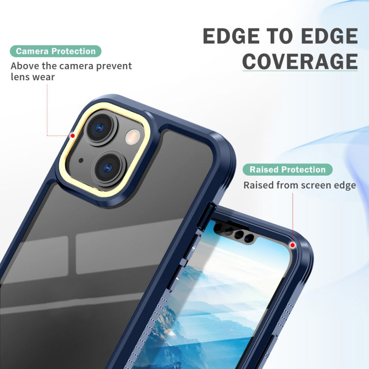 For iPhone 13 mini C1 2 in 1 Shockproof TPU + PC Protective Case with PET Screen Protector