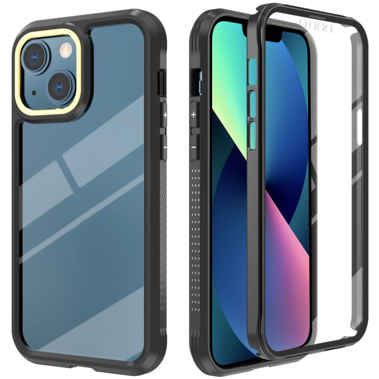 For iPhone 13 mini C1 2 in 1 Shockproof TPU + PC Protective Case with PET Screen Protector