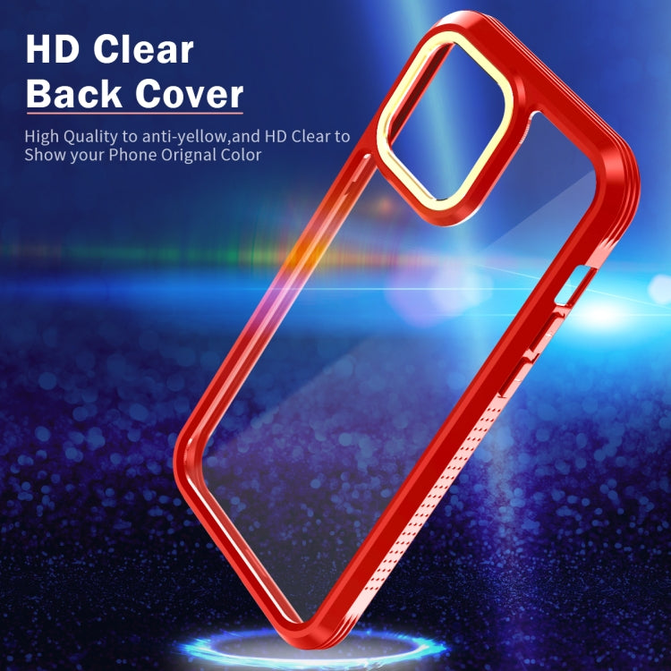 For iPhone 13 C1 2 in 1 Shockproof TPU + PC Protective Case with PET Screen Protector