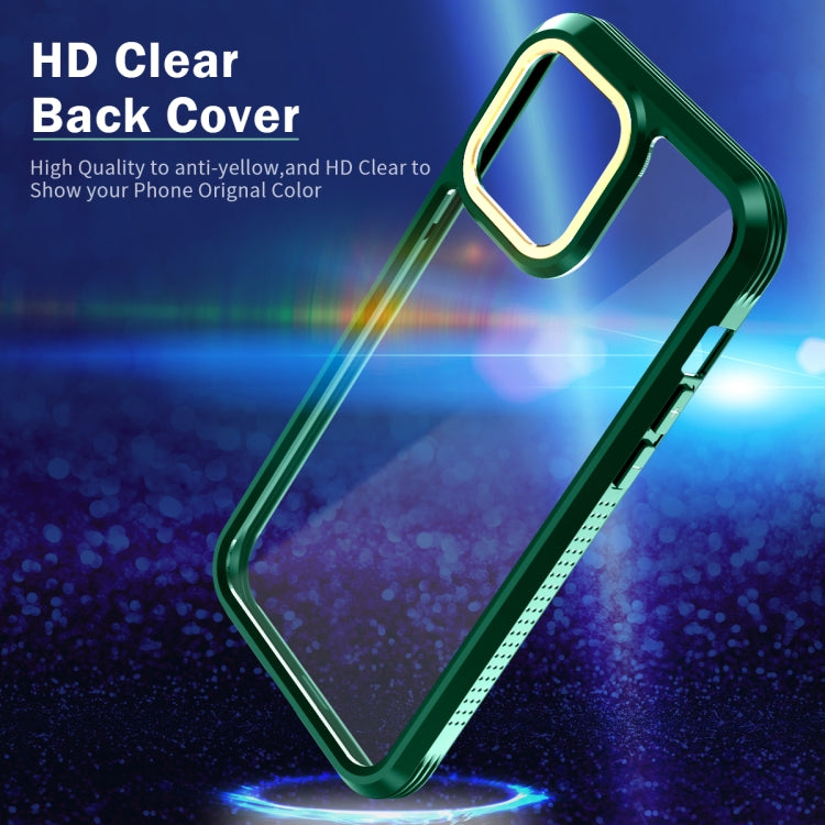 For iPhone 13 C1 2 in 1 Shockproof TPU + PC Protective Case with PET Screen Protector