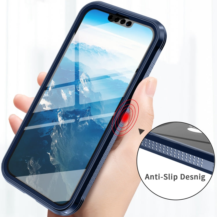 For iPhone 13 Pro C1 2 in 1 Shockproof TPU + PC Protective Case with PET Screen Protector