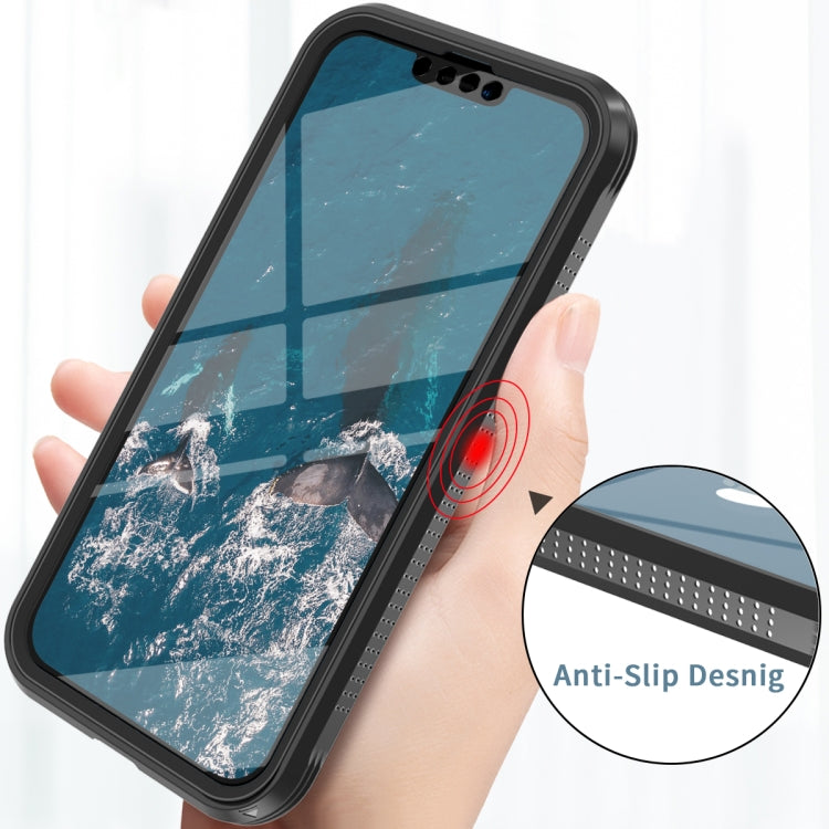 For iPhone 13 Pro C1 2 in 1 Shockproof TPU + PC Protective Case with PET Screen Protector