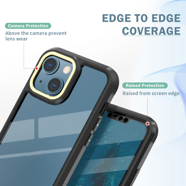 For iPhone 13 Pro Max C1 2 in 1 Shockproof TPU + PC Protective Case with PET Screen Protector