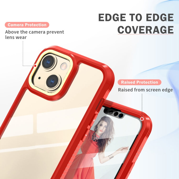 For iPhone 13 Pro Max C1 2 in 1 Shockproof TPU + PC Protective Case with PET Screen Protector