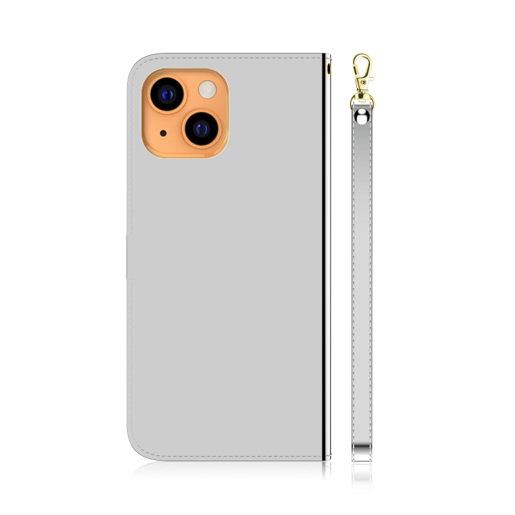 For iPhone 13 mini Imitated Mirror Surface Horizontal Flip Leather Case with Holder & Card Slots & Wallet & Lanyard