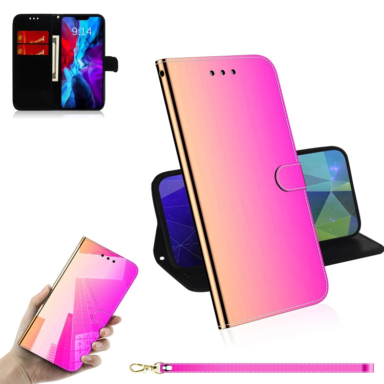 For iPhone 13 mini Imitated Mirror Surface Horizontal Flip Leather Case with Holder & Card Slots & Wallet & Lanyard