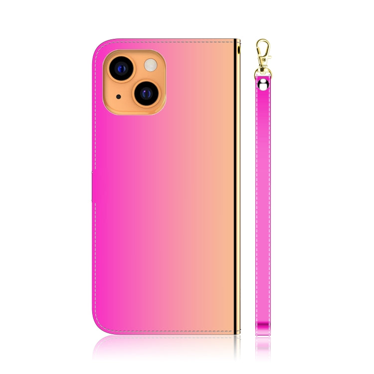 For iPhone 13 mini Imitated Mirror Surface Horizontal Flip Leather Case with Holder & Card Slots & Wallet & Lanyard