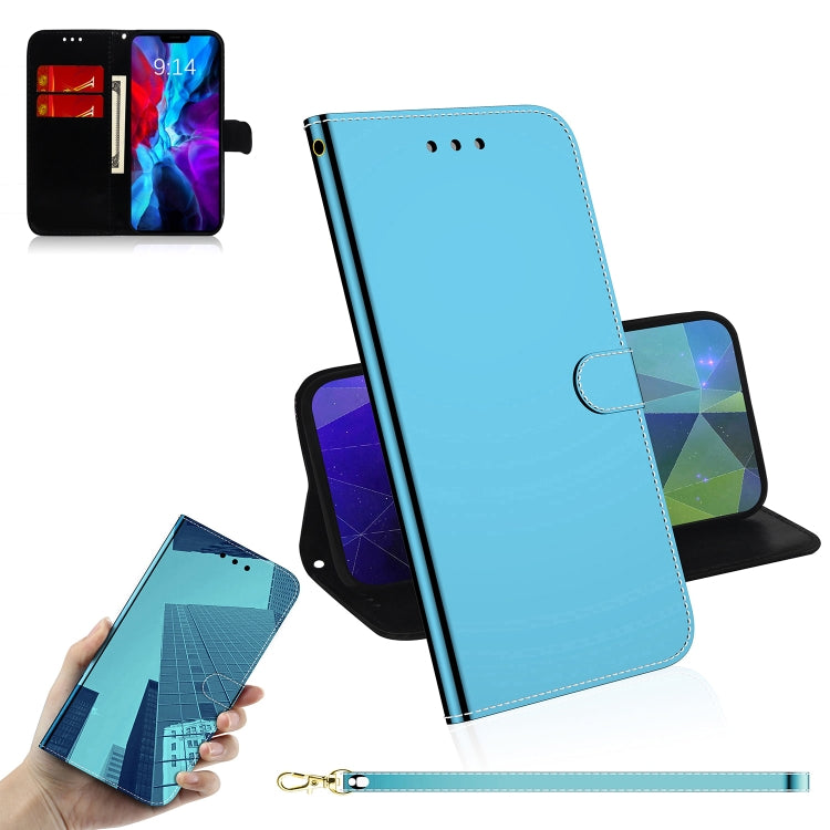 For iPhone 13 mini Imitated Mirror Surface Horizontal Flip Leather Case with Holder & Card Slots & Wallet & Lanyard