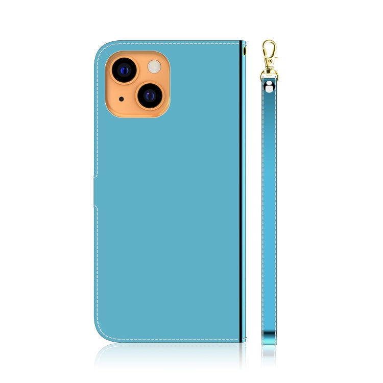 For iPhone 13 mini Imitated Mirror Surface Horizontal Flip Leather Case with Holder & Card Slots & Wallet & Lanyard