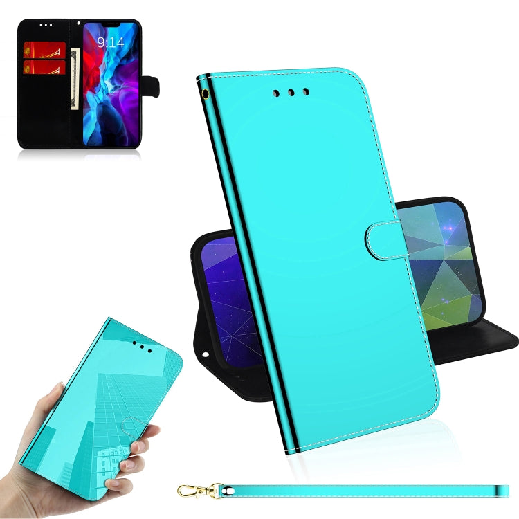 For iPhone 13 mini Imitated Mirror Surface Horizontal Flip Leather Case with Holder & Card Slots & Wallet & Lanyard