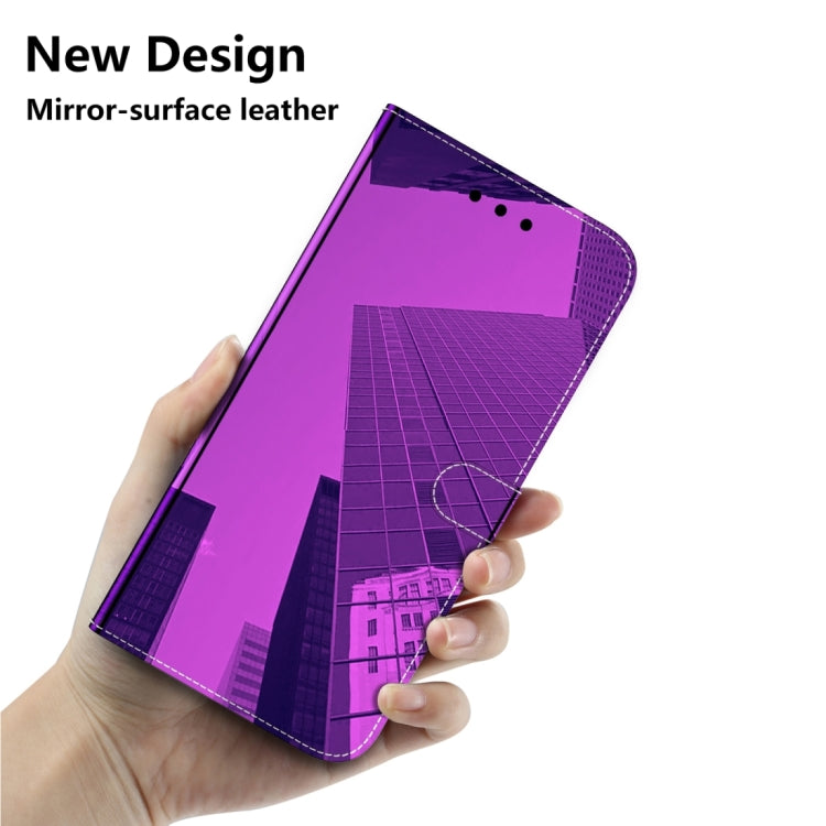 For iPhone 13 mini Imitated Mirror Surface Horizontal Flip Leather Case with Holder & Card Slots & Wallet & Lanyard